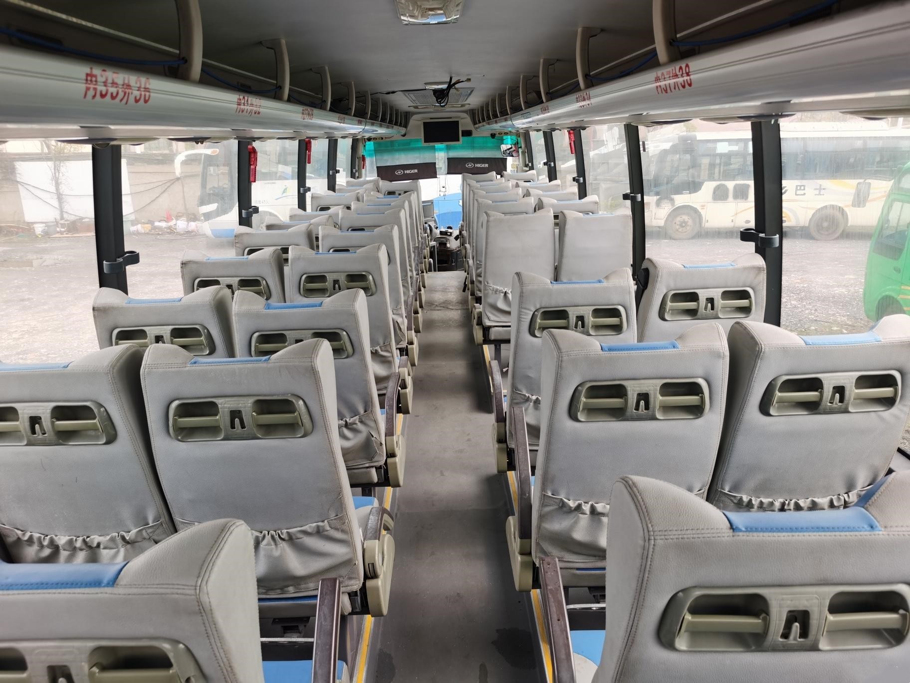 Used Passenger Bus Used Higer Bus KLQ6129KAE41 Yuchai Engine 347kw 50seats