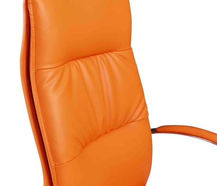 35cm Base Ergonomic Executive Leather Office Swivel Chairs 4d Adjustable Nylon Caster