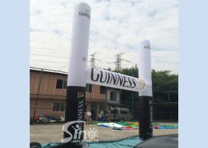 China White N Black Guinness inflatable advertising arch for outdoor promotion activities factory