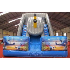 Titanic Inflatable Dry Slide Fireproof PVC Made Environmental Friendly