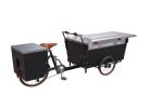 1000W Rear Wheel Grill Tricycle BBQ Food Trailer