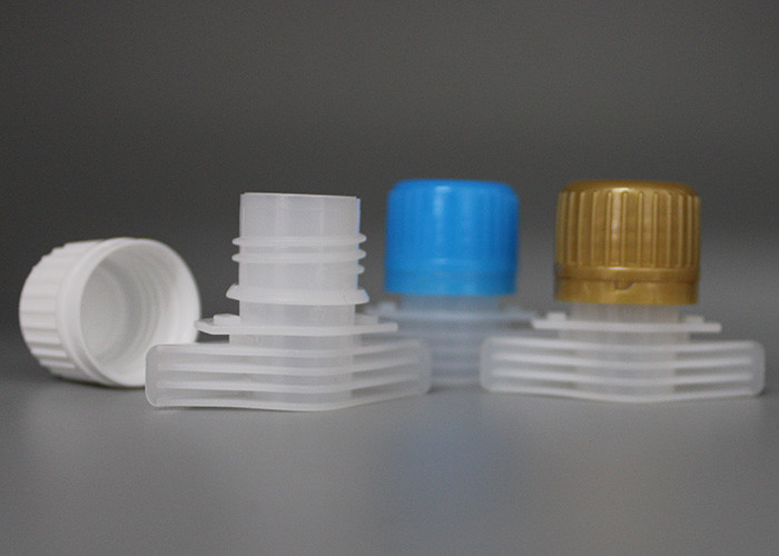 39mm Height PLastic Pour Spouts With Easy Tear Ring For Liquid Pouch
