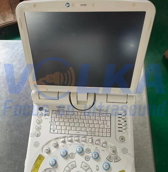 Hitachi Aloka Noblus Portable Ultrasound System Diagnostic Imaging Ultrasound