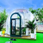 Outdoor Bubble House Polycarbonate Dome House Glamping For Four Season New