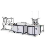 Non Woven Earloop Mask Producing Machine 220V 120-150 PCS / Qualification Rate
