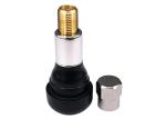 Snap In Tire Valve Stem Chrome Sleeve TR413C With EPDM And Aluminum Stem