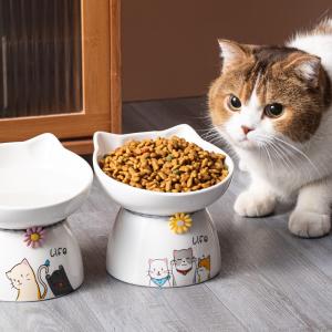 China Dishwasher Safe Ceramic Pet Water Bowl , Easy To Clean Microwave Safe Travel Dog Bowl factory