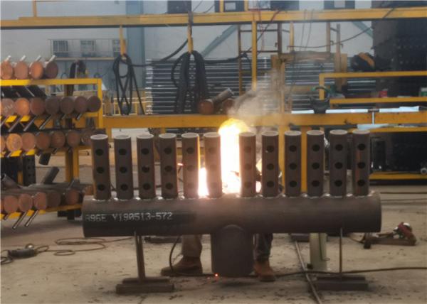 Low Pressure Boiler Economizer Parts Manifold Headers Power Plant Distributor