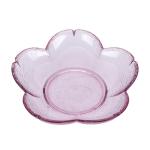 Creative Pink Cherry Blossom Glass Fruit Salad Plate