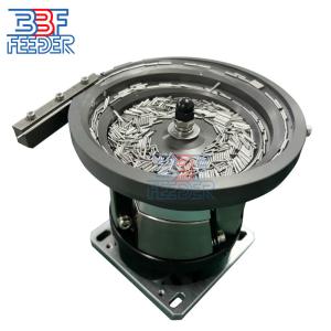China High Speed Vibratory Bowl Feeder Low Noise Small Micro Parts Vibrating Feeder Plate factory