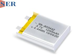 China OEM 3.7V 7.4V 11.1 Volt Li Ion Polymer Battery 1200mAh Lipo Cell 803442 factory