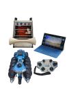 Amphibious Screw type CCTV and sonar sewer/water pipe inspection camera system