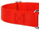 2 Layers Soft Nylon Dog Collar Comfortable Martingale Loop For Dog Walking
