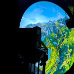 High Technology Indoor 360 Degree Screen VR 9D Orbital Cinema Flying Cinema