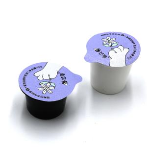 China ODM Yogurt Die Cut Lid Peelable 22mm Alu Foil Lid factory