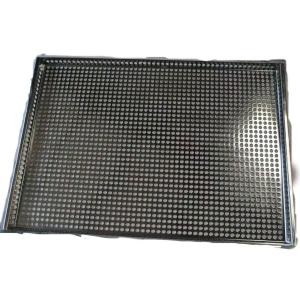 China Kitchen Bakeware Rectangle Baking Pan Mesh Non Stick Stainless Steel Mesh Tray For Drying factory