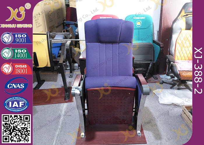 Durable Aluminum Alloy Legs Auditorium Chairs For Nairobi Amphitheater