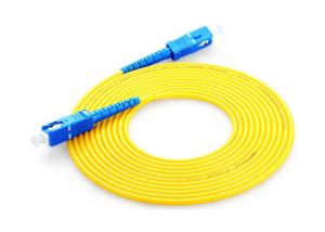 China SC Fiber Optic Pigtail Single Mode Fiber Patch Cord Simplex 3M 6M 10M factory