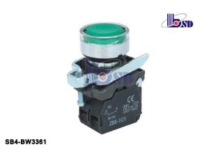 China Professional Green Push Button Switch Led Illuminated For Electrical Appliances factory
