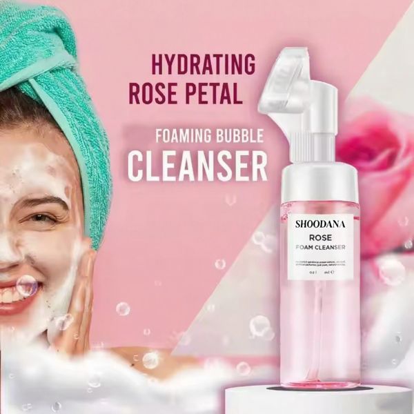 Vegan amino acid cleansing mousse product close-up