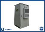 40U IP55 Weatherproof Telecom Enclosure Double Wall Anti Corrosion