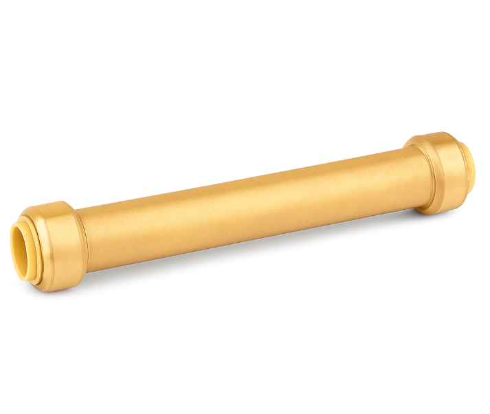 Brass Quick-Release Push Fit Coupling for PEX Copper Pipes