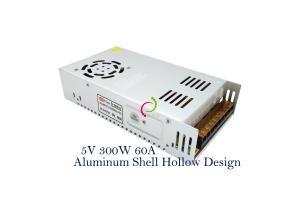 China Punch Light 5V LED Driver 300W 60A LED Module Aluminum Power Supply factory