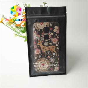 Plastic Material Custom Printed Stand Up Pouches For Mobile Phone Case