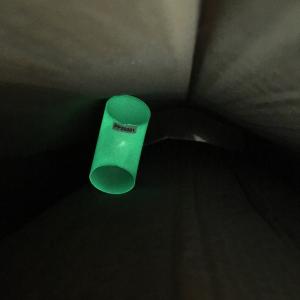 China Special Effect Luminous Light Green High Gloss Powder Coat For Metal Products factory