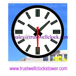 China analog clocks analogue wall clocks, analog clock for hospital , Good Clock(Yantai) Trust-Well Co.,Ltd factory