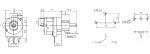 16mm rotary potentiometer, carton potentiometer with metal shaft, potentiometer