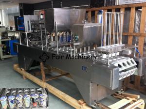 China 380V 50Hz Cup Filling Sealing Machine Foil PP PE PET Cup for Yogurt 3PH factory