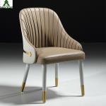 Customized Long Lasting Luxury Hotel Furniture Reception Leather Chairs