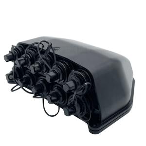 China KEXINT KXT-10A FTTH Outdoor Fiber Distribution Box 8 Cores IP68 Waterproof Black Mini factory