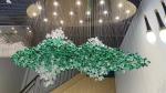 Decorative Art Hotel Hall Crystal Glass Chandeliers Ceiling Mounted Chandelier