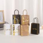 Arabic Printed Packaging Kraft Paper Bag for Hot Stamping Festival Celebration