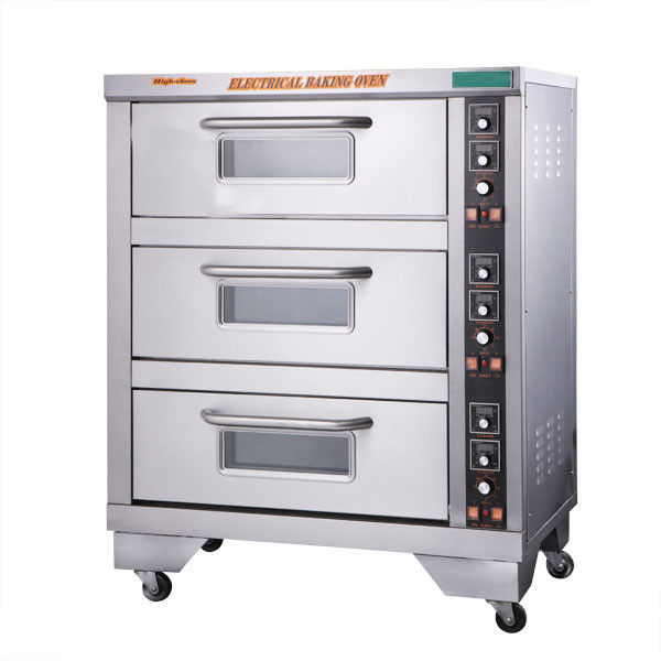 Electric Bread Industrial Baking Oven 67kg Digital Temperature Controller 650x525x175