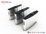 Stainless Steel Access Control Turnstiles , Security Systems Sliding Barrier