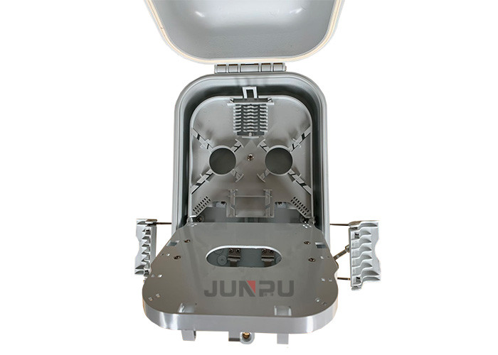 4 In 16 Out Wall Mount Fiber Optic Distribution Box For Outdoor , Free Sample