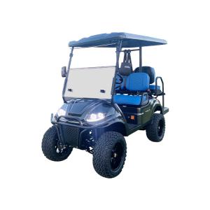 China 4 Wheel Electrical Lifted Golf Cart Disc Brake 10 Inch TFT IP66 Display 4 Seater 28MPH factory