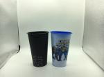 PP Material Promotional 3D Lenticular Plastic Water Cups With Lid