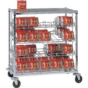 China Mobile Can Storage Rack Kits 4 Tier Heavy Duty Shelving Unit High Capacity factory