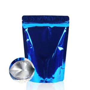 Custom plastic Aluminum Foil stand up zipper bag with printing
