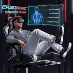 Massage Lumbar Support Swivel Gaming Chair with 360 Rotation Item Weight 41.9