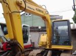 crawler moving type used komatsu PC60-7 japan mini crawler excavator