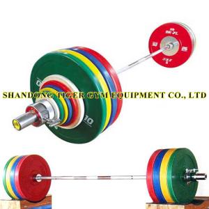 China Weightlifting Barbell / barbell plates / barbell pole / barbell plates rack factory