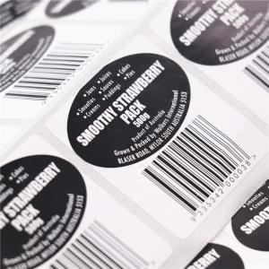 Flexible Circle Round Adhesive Stickers Custom Logo Sticker Labels SAS