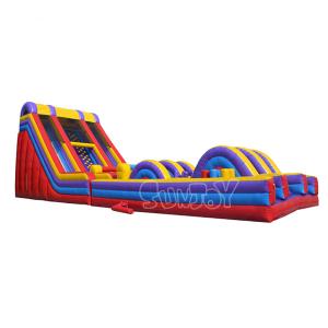 China Tarpaulin Inflatable Obstacle Course Extreme Rush Obstacle Races Slide factory
