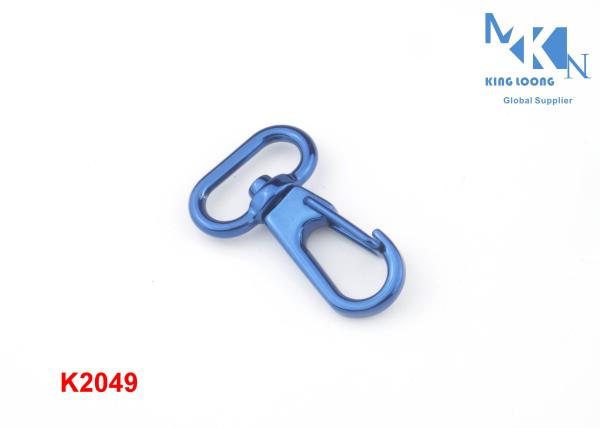 Decorative Metal Swivel Clasps 9mm , Metal Bag Accessories Swivel Clips For