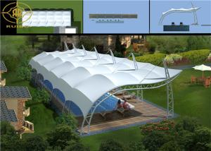 China Heat Resistance Tensile Structure Buildings Weatherproof Tensile Shade Structure factory